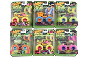 Hot Wheels Monster trucks svítící ve tmě HCB50