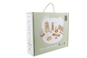 Dřevěné aktivity 6 kusů