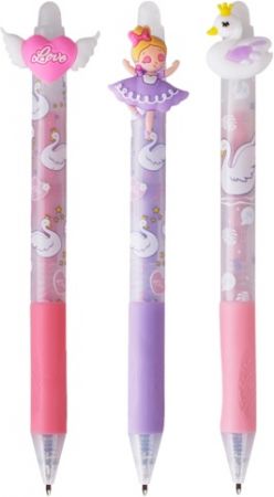 Kuličkové pero gumovací trojhr.Love PE177-05 (147)