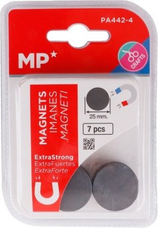 Magnet kulatý 25x3 7ks PA442-4