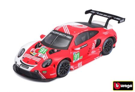 Bburago 1:43 Racing Porsche 911 RSR LM 2020 in decorative box