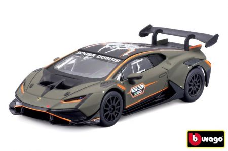 Bburago 1:43 Racing Lamborghini Huracan Super Trofeo EVO2 in decorative box