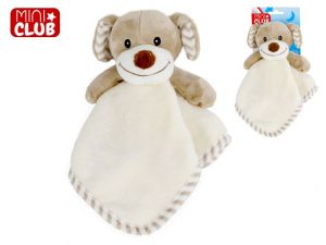 Mini Club usínáček pejsek plyšový 35cm s chrastítkem 0m+ na kartě