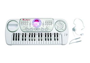 Klávesy s disco koulí a mikrofonem 50x21 cm