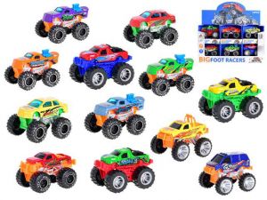 Auto terénní 7,5-8,5cm kov na volný chod 12druhů v krabičce