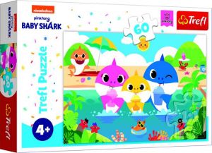 Trefl Puzzle 60 - Žraločí rodinka na dovolené