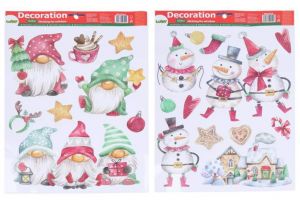 Dekorace okenní 41x29 cm MIX VÁNOCE