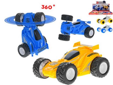 Auto akrobatické 360° 12cm na setrvačník 4barvy
