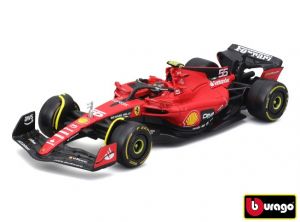 Bburago 1:43 Formule F1 Ferrari Scuderia SF-23 (2023) nr.55 Carlos Sainz s řidičem