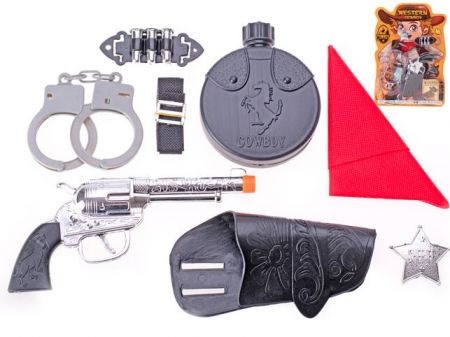 Western set - kolt 17cm s doplňky 2druhy na kartě