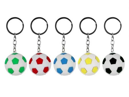 Klíčenka fotbalový míč mix barev 35mm