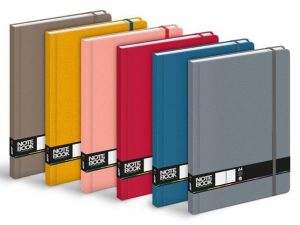 Blok s gumkou A4 linka, 100 listů, mix2