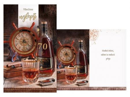 Přání k narozeninám 70 M11-563 T