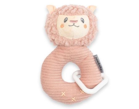Chrastítko plyš New Baby Lama 15cm