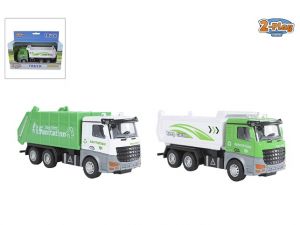 2-Play Traffic auto popelářské 14,5cm kov zpětný chod 2druhy v krabičce