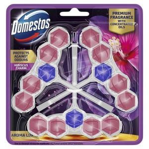 WC blok "Aroma Lux", ibišek, 3x 50 g, DOMESTOS 64388868