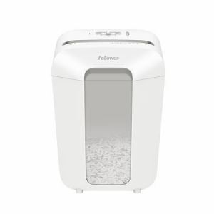 Skartovací stroj "Powershred LX70", bílá, křížový řez, 11 listů, FELLOWES 100017468