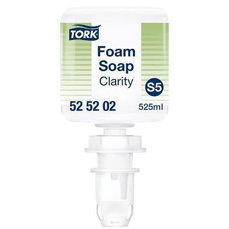 Pěnové mýdlo &quot;Mini Clarity&quot;, transparentní, 0,525 l, systém S5, TORK 525202