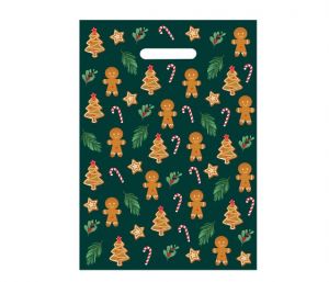 Taška mikulášská 25 x 35cm perníček LUMA