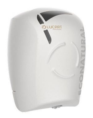 Zásobník na toaletní papír "EcoNatural Flow", bílá, 26,4 x 20,2 x 20,2 cm, LUCART 892523