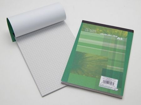 Poznámkový blok A5, 50 listů, čtvereček