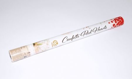 Konfety vystřelovací srdce 60cm