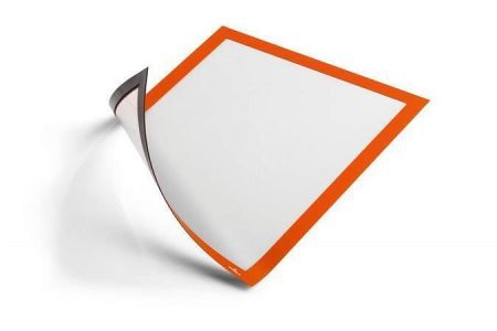 Prezentační rám &quot;DURAFRAME MAGNETIC&quot;, oranžová, A4, magnetický, DURABLE 486909