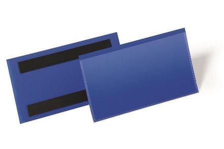 Logistická kapsa, tmavě modrá, 150 x 67 mm, horizontální, magnetická, DURABLE 174207
