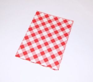 Ubrus PVC 65x50cm - červená kostka