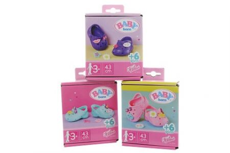 BABY born Gumové sandálky, 3 druhy, 43 cm