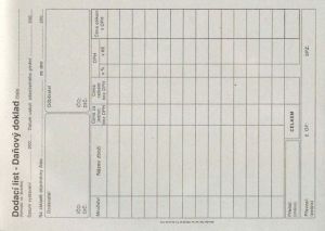 Doklad dodací list - daňový A5, 50l /ET130/