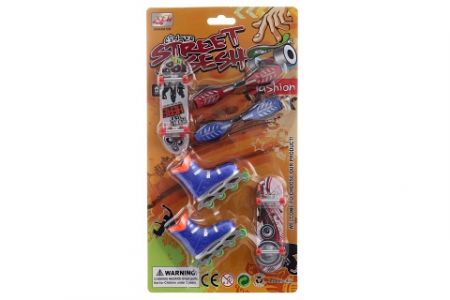 Sada skaty+skateboardy+brusle