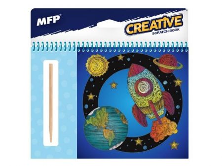 Škrabací obrázek blok 15x15cm 8l MAGIC boys