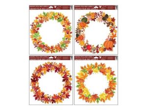 Okenní fólie 964 30x30cm, podzimní věnce