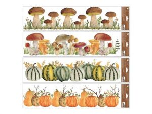 Okenní fólie 40005 hříbky a dýně 64x15cm