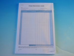 Výkaz pracovních hodin /OP1152/