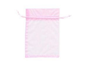 Sáček organza 12 x 17cm růžový