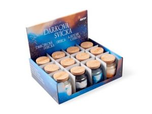 Svíčka Znamení zvěrokruhu - Display 12ks 83g/13h