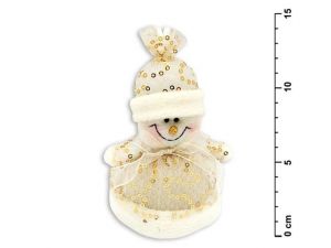 Sněhulák zlatý 13cm YX-10091G1
