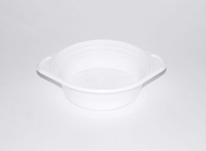 Miska (PP) s oušky bílá 500ml ( 100 ks) /73600/
