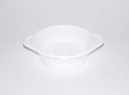 Miska (PP) s oušky bílá 500ml ( 100 ks) /73600/