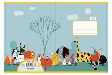 Školní sešit &quot;512&quot;, A5, linkovaný, 10 listů