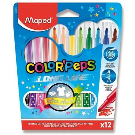 Dětské fixy Maped Color‚Peps Long life 12ks