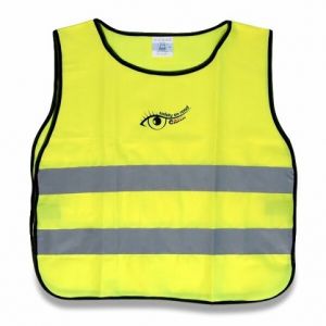 Výstražná (reflexní) vesta pro děti ŽLUTÁ (Compass 01550)