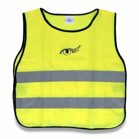 Výstražná (reflexní) vesta pro děti ŽLUTÁ (Compass 01550)