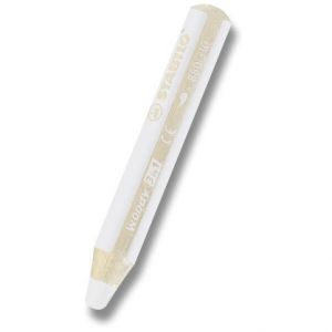 Pastelka Stabilo Woody BÍLÁ 3 in 1 Pastelka, voskovka a akvarelová pastelka v jednom