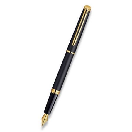 WATERMAN Hémisphere Matt Black GT plnicí pero Hrot M (plnící)