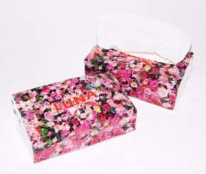 Ubrousky ve fólii s perforací, 2-vrstvé, 17x19cm, 100 ks