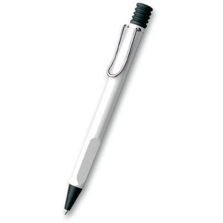 LAMY Safari Shiny White kuličková tužka (kuličkové pero-propiska)