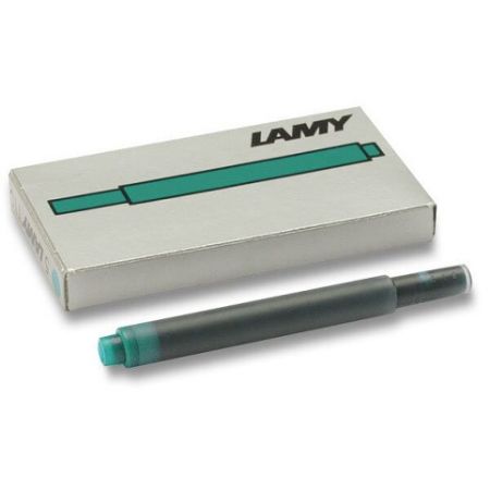 Inkoustové bombičky T10 Lamy tyrkysové 5 kusů (do plnicích per LAMY T 10)